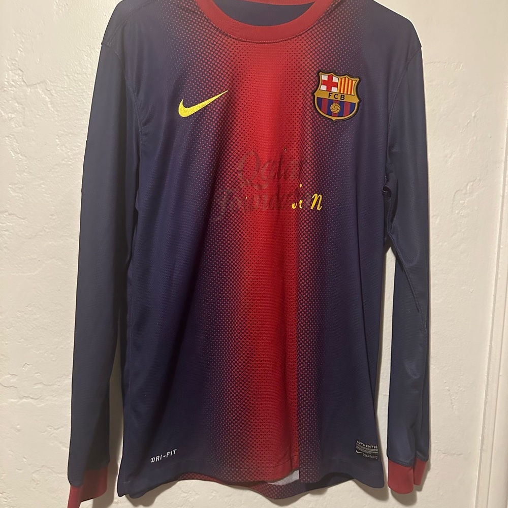 Nike Kids FC Barcelona Jersey - Blue and Red